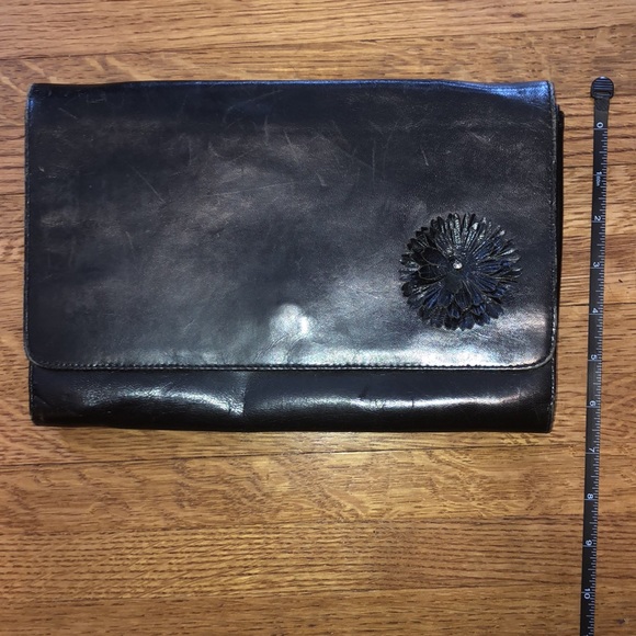 Attanasio made in Italy flower bling clutch - Picture 2 of 9